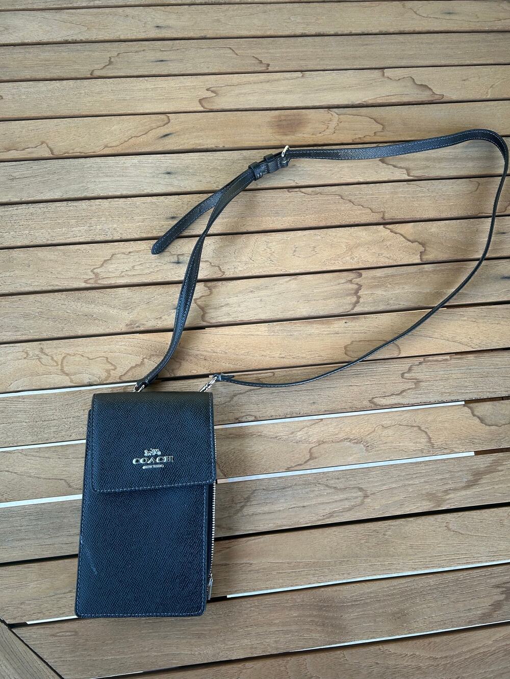 Coach North South phone crossbody bag